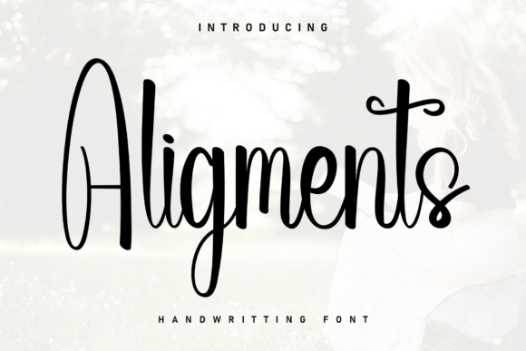 Aligments: A Handwritten Font for Digital Warmth