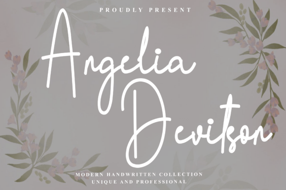 Angelia Devitson Font for Makers