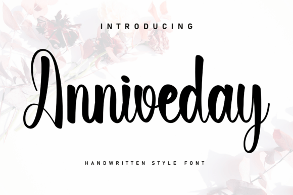 Anniveday: A Handwritten Typeface for Modern Branding