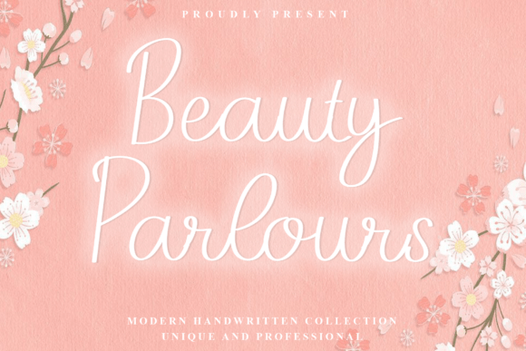 Beauty Parlours: A Script Font for Digital Design