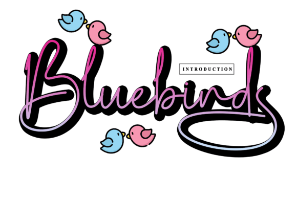 Bluebirds: A Rhythmic Script Font for Editorial Design