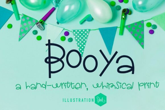 Booya: A Playful Typeface for Bold Branding
