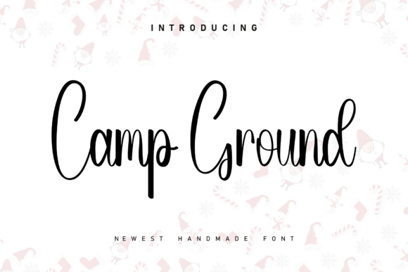 Camp Ground: A Handwritten Font for Warm Branding