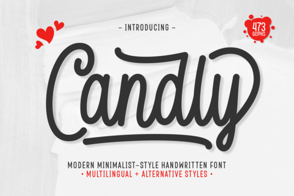 Candly: A Handwritten Font for Editorial Design