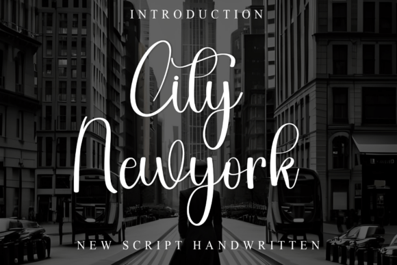 City Newyork Font: A Festive Typeface for Makers