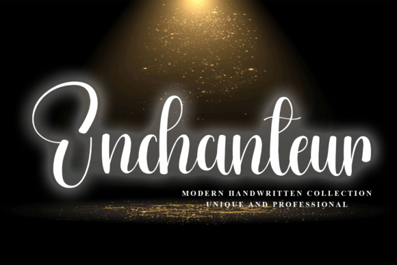 Enchanteur: A Script Font for Autumnal Branding