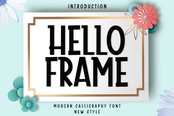 Hello Frame: A Premium Script Font for Crafters