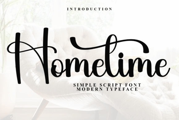 Home Time: A Festive Typeface for Branding