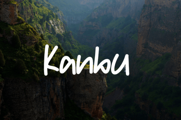 Kanbu Font: Elevating Handmade Labels and Printables
