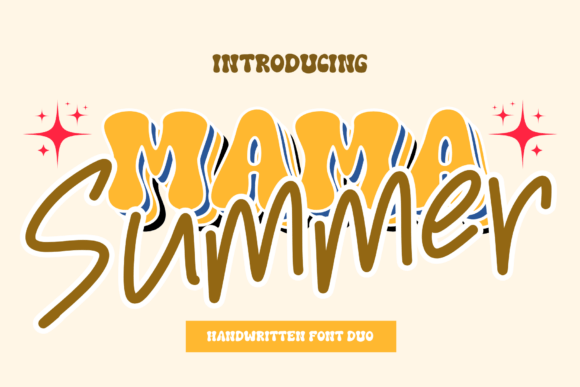 Mama Summer Font: Warmth for Handmade Brands
