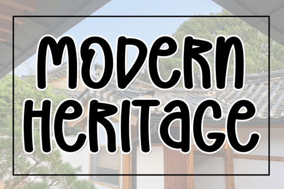 Modern Heritage: A Bold Display Font for Makers
