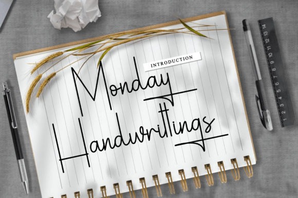 Monday Handwrittings: A Timeless Typeface for Modern Brands