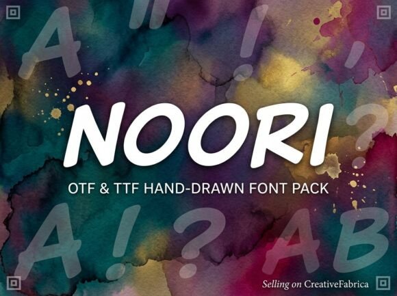Noori: A Hand-Drawn Typeface for Modern Editorial Design