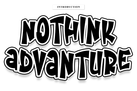 Nothink Advanture: A Handwritten Font for Web Design