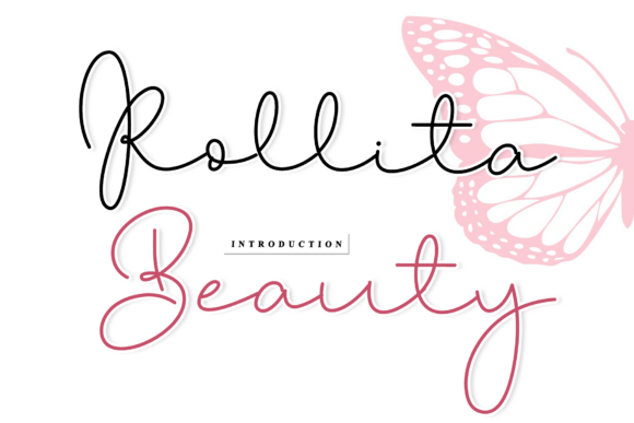 Rollita Beauty: A Script Font for Polished Branding