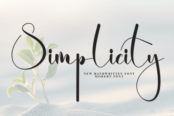 Smiplicity: A Refined Script Typeface for Web Design