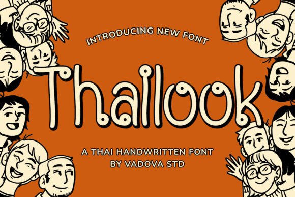 Thailook: A Playful Handwritten Font for Branding