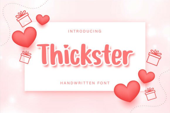 Thickster Typeface: Bold Display Font for Branding