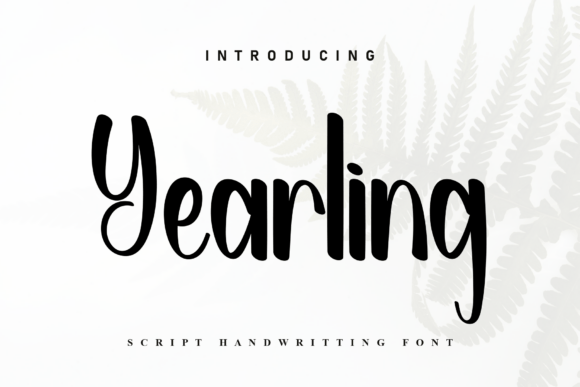 Yearling Font: Bold Handwritten Style for Marketers